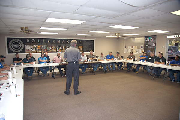 The Boilermaker Code Training at Local 69, Little Rock, AR